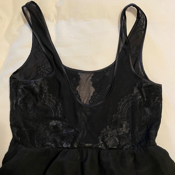 Soma black short nightgown, size small, NWOT - Picture 4 of 15